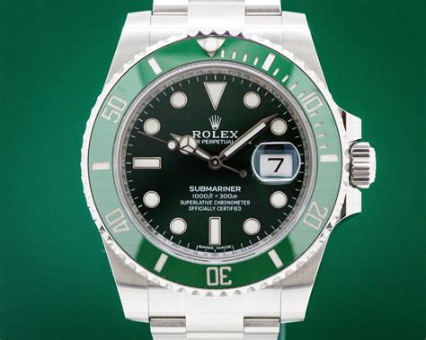 rolex submariner green and black.